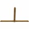 Ekena Millwork Eugene Rough Sawn Timber Gable Bracket, Western Red Cedar, 108"W x 72"H x 2"D x 6"F, 16/12 Pitch GBW108X72X0206EUG00RWR - alternate 3
